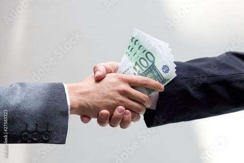 Photo: Bribe concept Bribe concept