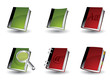 Book, blog icons
