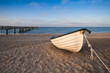 Ein Boot am Strand von Rerik. Ein Boot am Strand von Rerik.