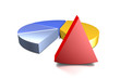 Illustration: Pie chart - highlited part Pie chart - highlited part