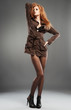 Sexy red haired fashion model Sexy red haired fashion model