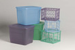 Photo: stacks of plastic storage containers for the home stacks of plastic storage containers for the home