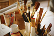 Painters tools at the workplace