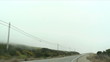 Coastal Cabrillo Highway POV driving shot fast motion - HD