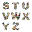Pictures alphabet S-Z