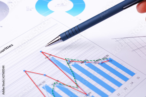 Photo: charts and graphs of sales charts and graphs of sales