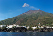 Strombolis volcan town