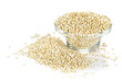 Quinoa grain in bowl