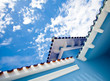 modern house and sky
