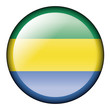 gabon flag button