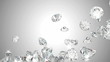 Large diamonds flow with slow motion