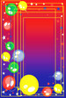 Background with balloons