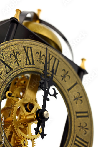 Photo: old-fashioned wall clock old-fashioned wall clock