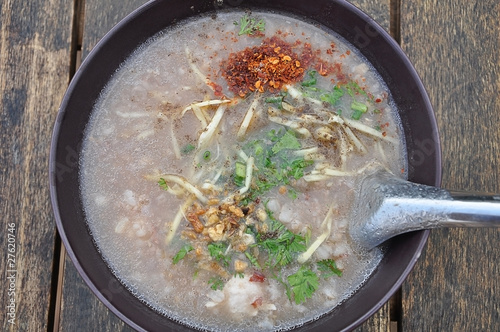 Photo: Thai style breakfast Thai style breakfast