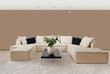 Modern home interior with free wall space Modern home interior with free wall space