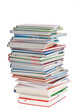 Stapel von Büchern. Freigestellt