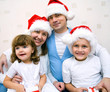 Christmas Happy family