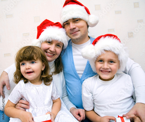 Photo: Christmas Happy family Christmas Happy family