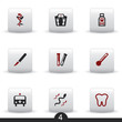 Medical web icons from series..no.4