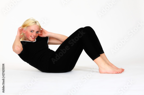 Foto: Sportliche junge Frau Sportliche junge Frau