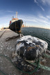 barco en el muelle