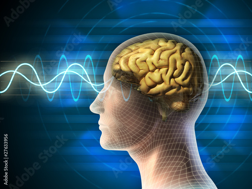 Illustration: Brain waves Brain waves