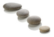Photo: Stones on a white background. Stones on a white background.
