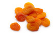 Dried apricots isolated on white background Dried apricots isolated on white background