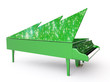 Grand piano for Santa Claus