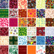 Big set nice seamless wallpapers