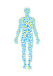 Human body in scientific presentation