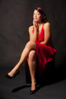 Lady in red