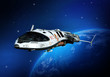 spaceship departing spaceship departing