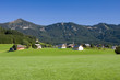 alpine farmland in the summer, Austria