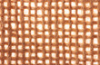 Close-up of natural burlap hessian sacking