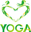 fitness YOGA girls vector
