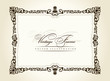 Vector vintage frame retro decor ornament