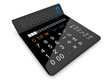Black calculator 3D Black calculator 3D