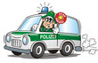 Police Car Green