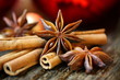 Sternanis und Zimt zu Weihnachten Sternanis und Zimt zu Weihnachten