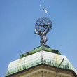 Klementinum tower detail, Old Town, Prague, Czech Republic Klementinum tower detail, Old Town, Prague, Czech Republic