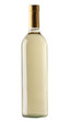 White wine bottle isolated over white background White wine bottle isolated over white background