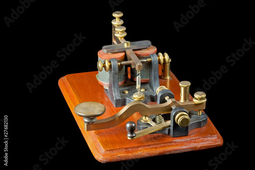 Photo: Antique Morse Key (c 1860) Antique Morse Key (c 1860)
