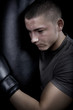 portrait of a young boxer