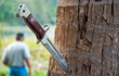 knife hiking