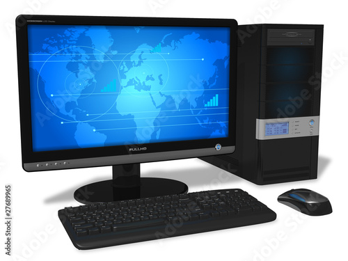 Photo: Desktop computer Desktop computer