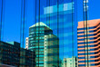Blue buildings reflections Blue buildings reflections