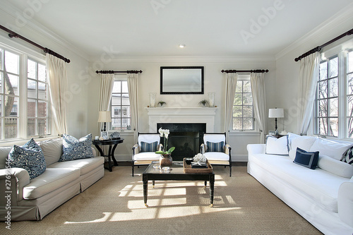 Photo: Living room in luxury home Living room in luxury home