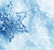 Quadro Winter Snow Background.Snowflakes