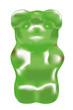 Gummibärchen Vektor, Grün Gummibärchen Vektor, Grün
